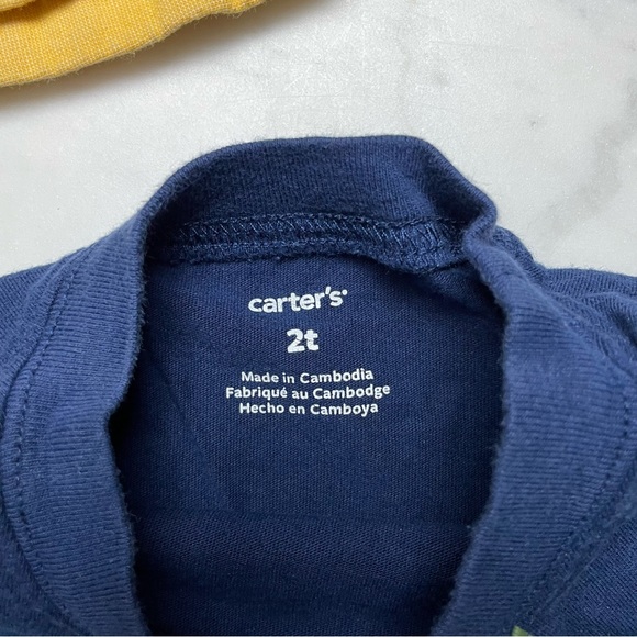 Carter's Old Navy Cherokee Dinosaur T-Shirt Shorts Bundle - Picture 5 of 11